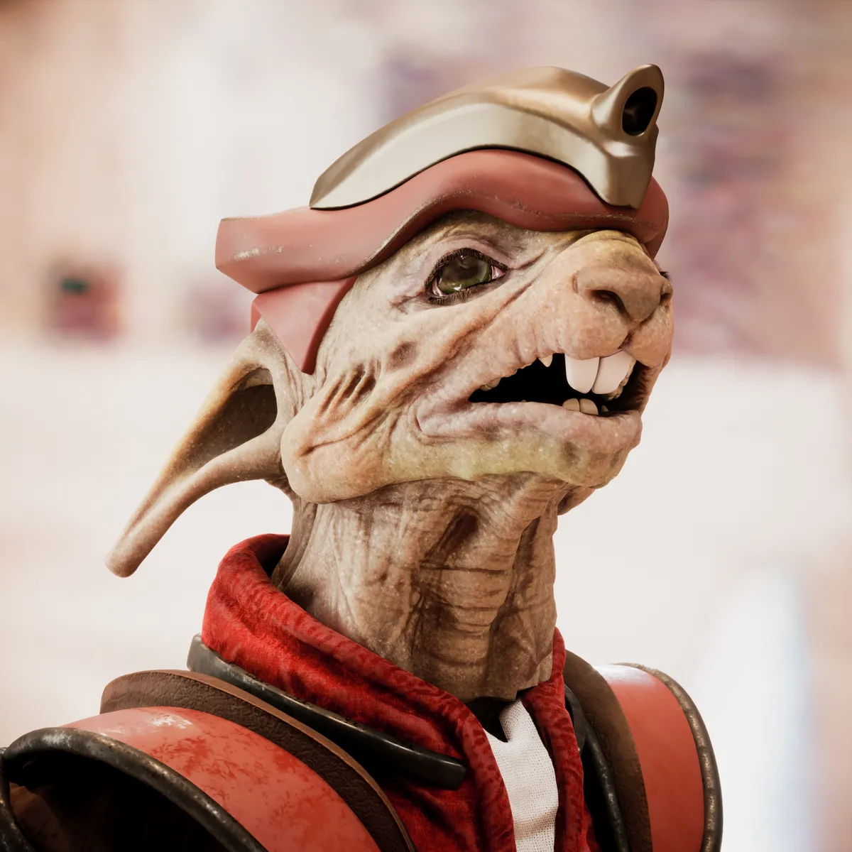 The alien doctor, another render
