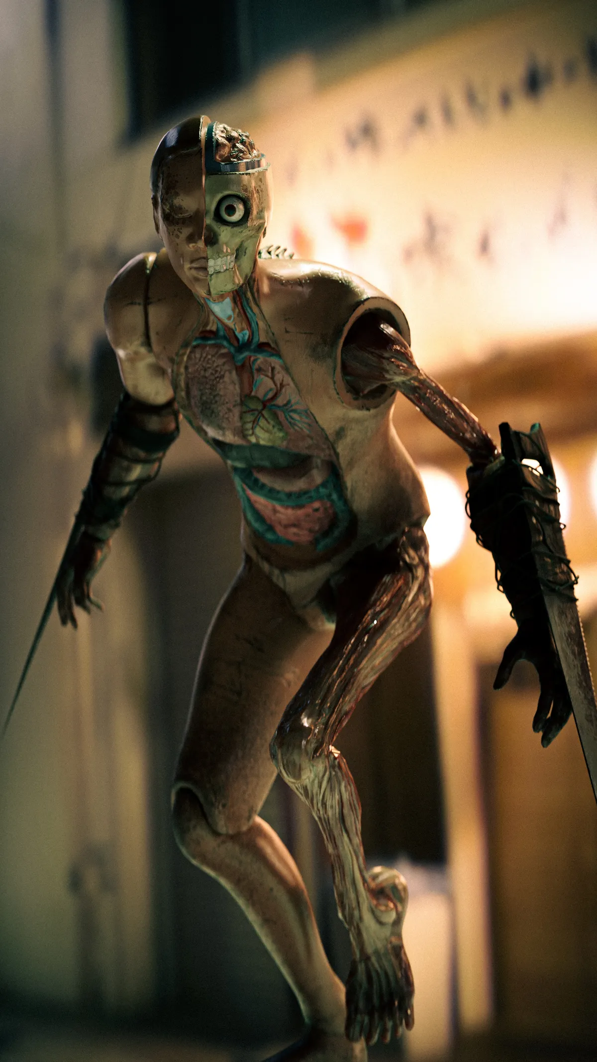 The Mannequin, a jointed doll creature